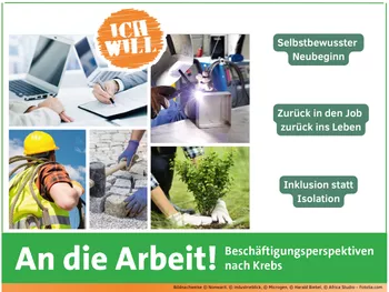 An die Arbeit - Beschäftigungsperspektiven nach Krebs